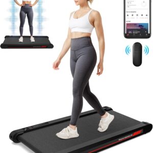 sperax 3 in 1 walking vibration pad, under desk treadmill with app, portable treadmills for home, walking pad treadmill with remote control