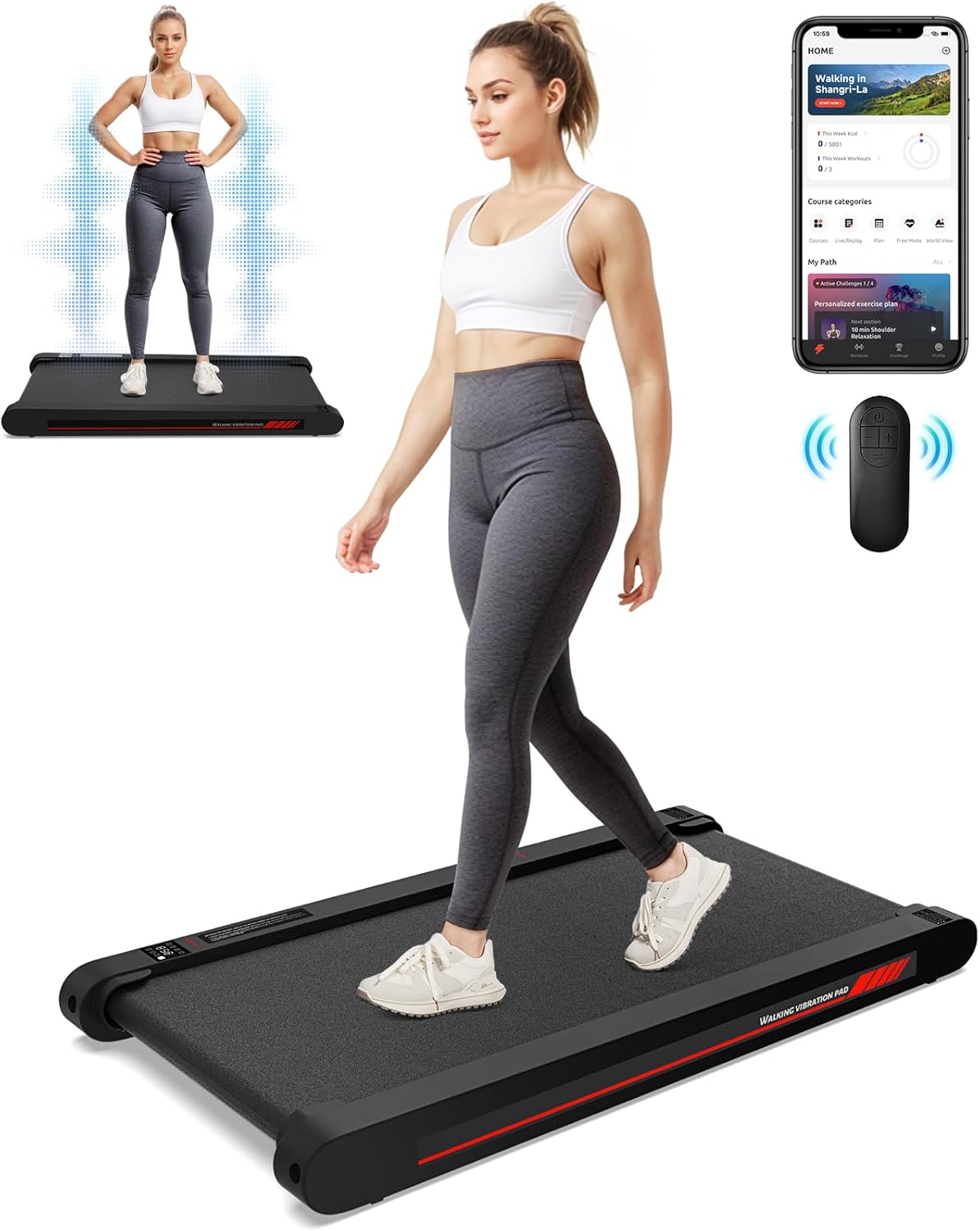 sperax 3 in 1 walking vibration pad, under desk treadmill with app, portable treadmills for home, walking pad treadmill with remote control sperax 3 in 1 walking vibration pad, under desk treadmill with app, portable treadmills for home, walking pad treadmill with remote control