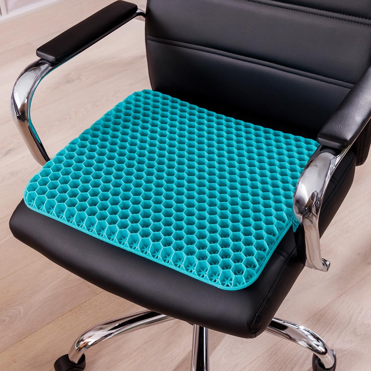 jml soft sitter honeycomb cushion gel seat cushion for support and flexibility, home, office, gaming and car seat pads lightweight, durable, breathable for all day comfort and posture, aqua green jml soft sitter honeycomb cushion gel seat cushion for support and flexibility, home, office, gaming and car seat pads lightweight, durable, breathable for all day comfort and posture, aqua green