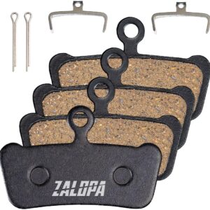 zalopa 2 full sets bicycle disc brake pads for avid x.o x7 x9 sram g2 guide r rs rsc ultimate elixir 7 9 avid xo trail 4 piston mtb scp xo resin semi metallic