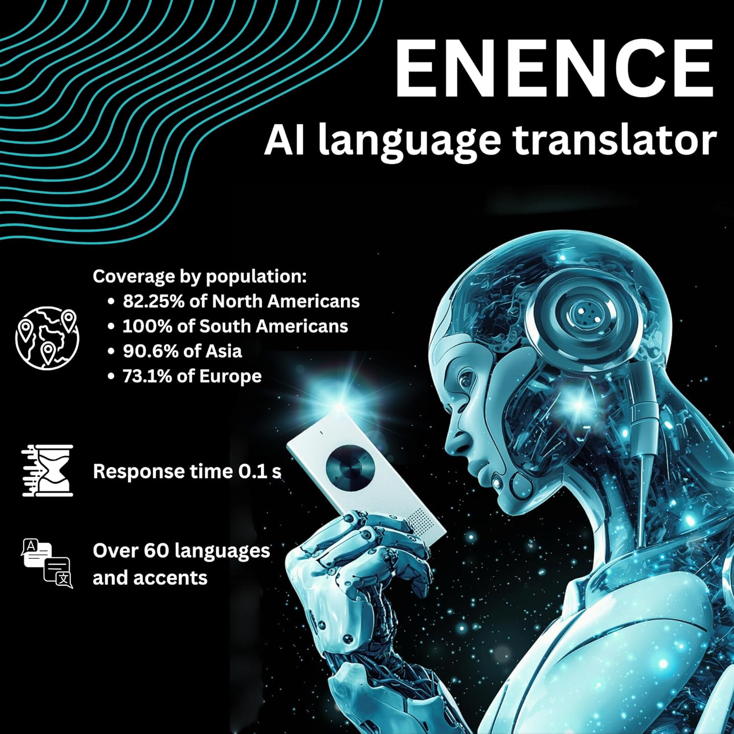 enence pro instant two way real time voice translator, smart portable foreign 60+ languages easy translator device, pocket dictionary for business, learning, travel enence pro instant two way real time voice translator, smart portable foreign 60+ languages easy translator device, pocket dictionary for business, learning, travel