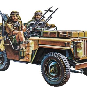 tamiya british sas jeep 1:35 scale model kit