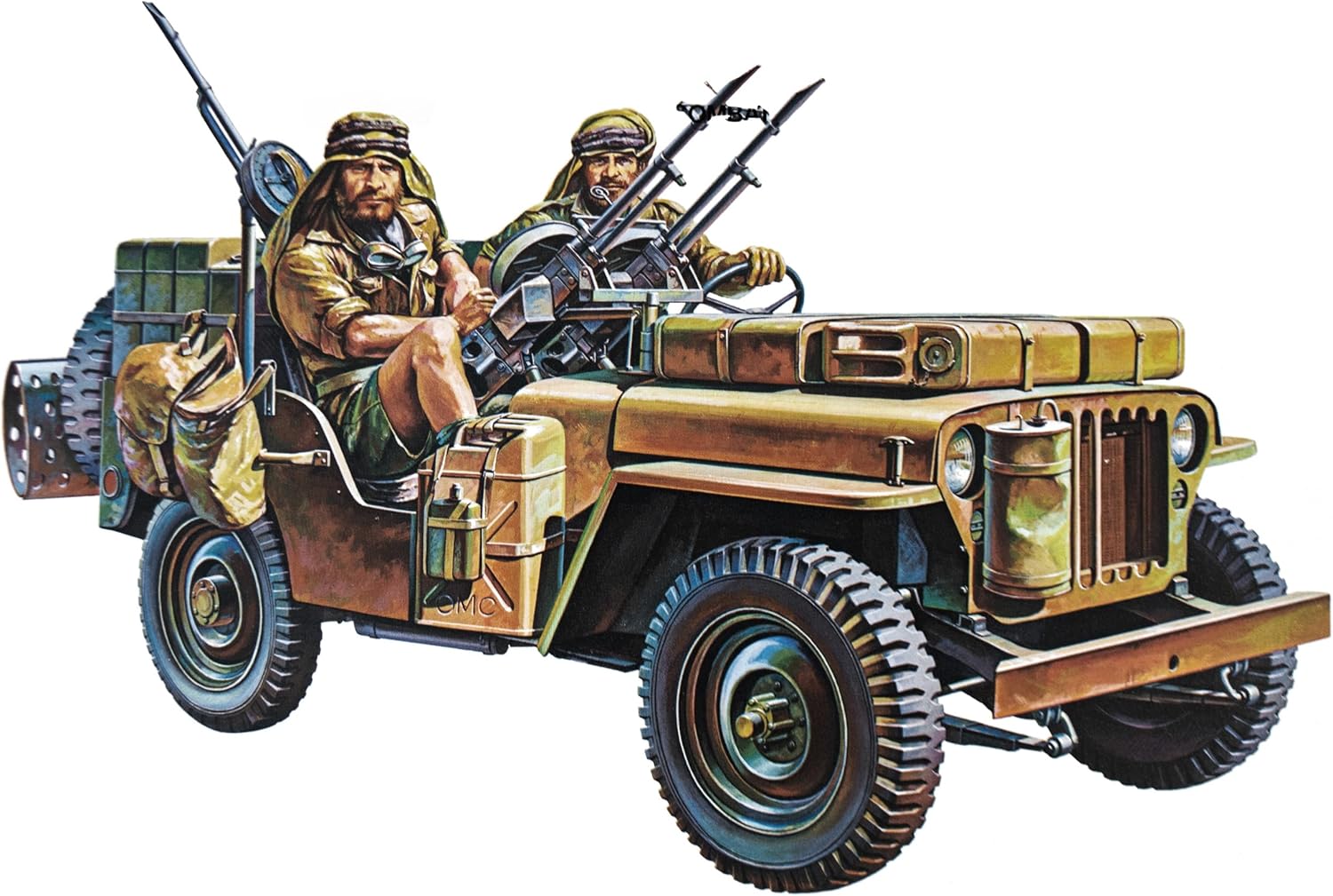 tamiya british sas jeep 1:35 scale model kit tamiya british sas jeep 1:35 scale model kit