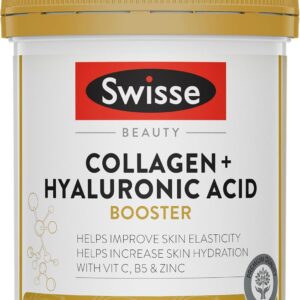 swisse beauty collagen + hyaluronic acid booster 80 tablets for skin