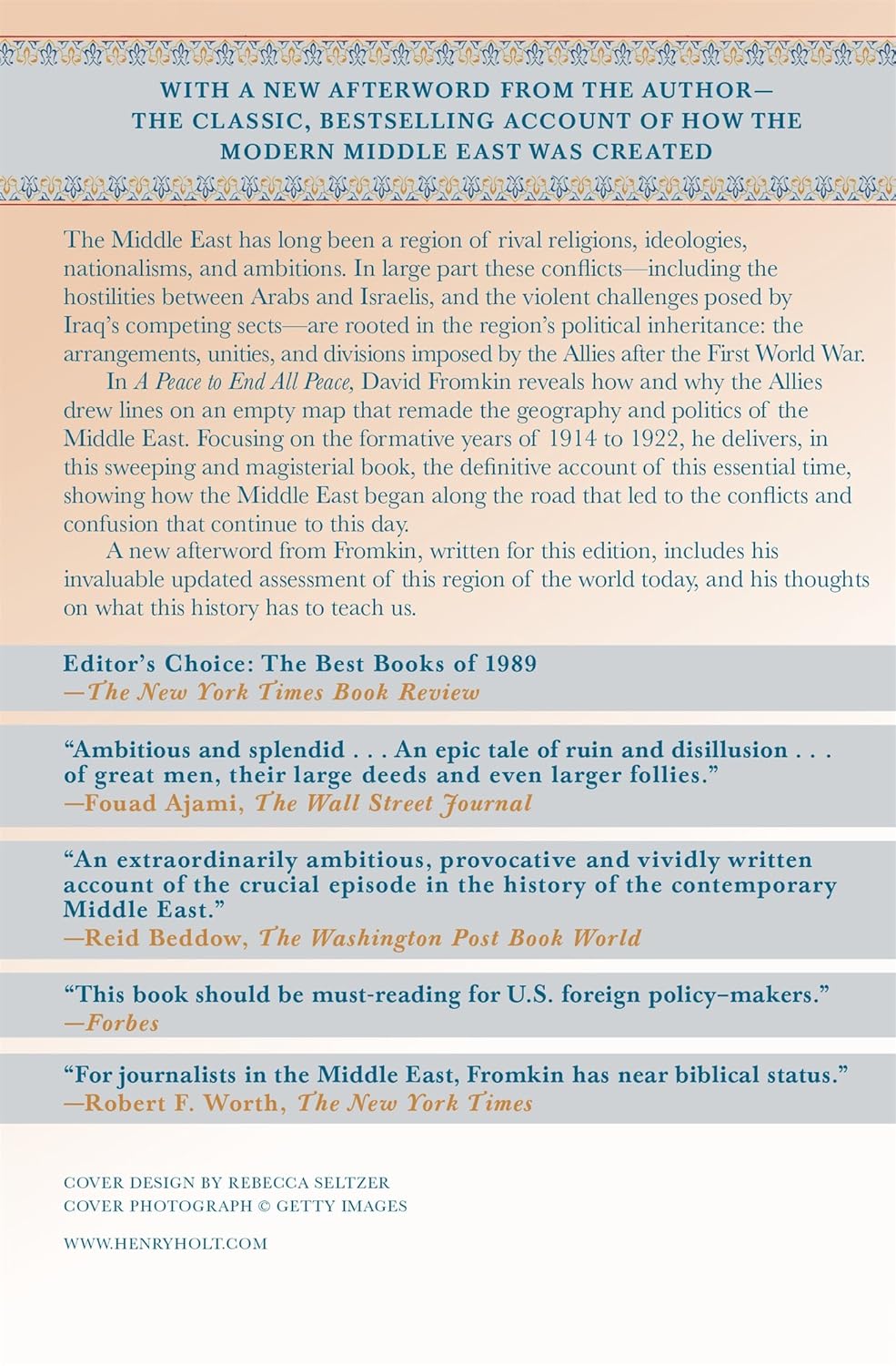 peace to end all peace, 20th anniversary edition: the fall of the ottoman empire and the creation of the modern middle east peace to end all peace, 20th anniversary edition: the fall of the ottoman empire and the creation of the modern middle east
