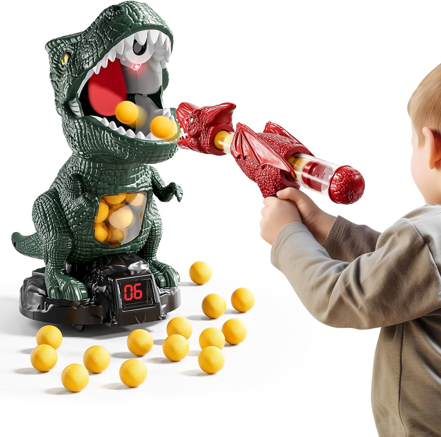 mskoler movable dinosaur shooting toys for kids 3 4 5 6 7+ years, tyrannosaurus shooting game with water mist spray and pterosaur air pump foam shooting toys (navy) mskoler movable dinosaur shooting toys for kids 3 4 5 6 7+ years, tyrannosaurus shooting game with water mist spray and pterosaur air pump foam shooting toys (navy)