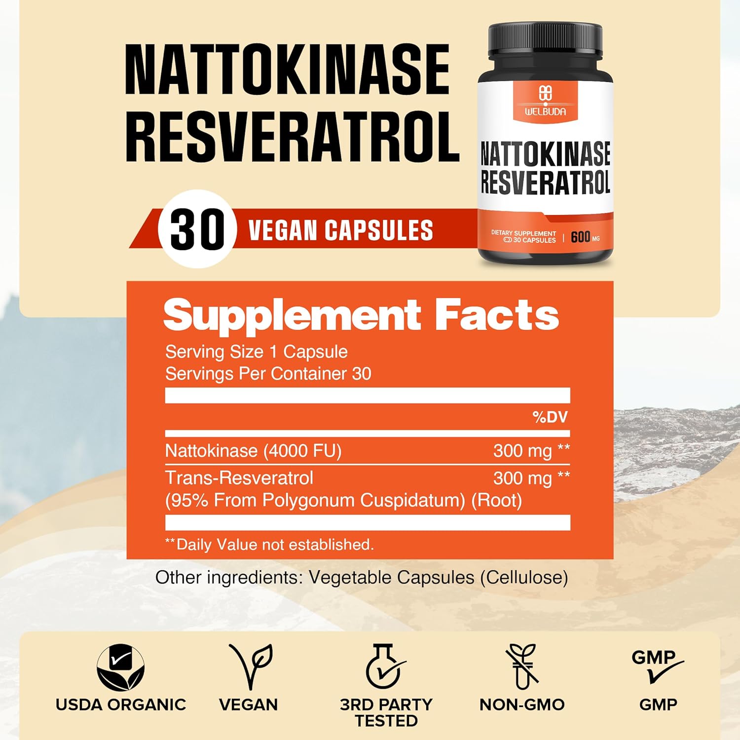 nattokinase supplement with trans resveratrol 30 capsules for 1 month nattokinase supplement with trans resveratrol 30 capsules for 1 month