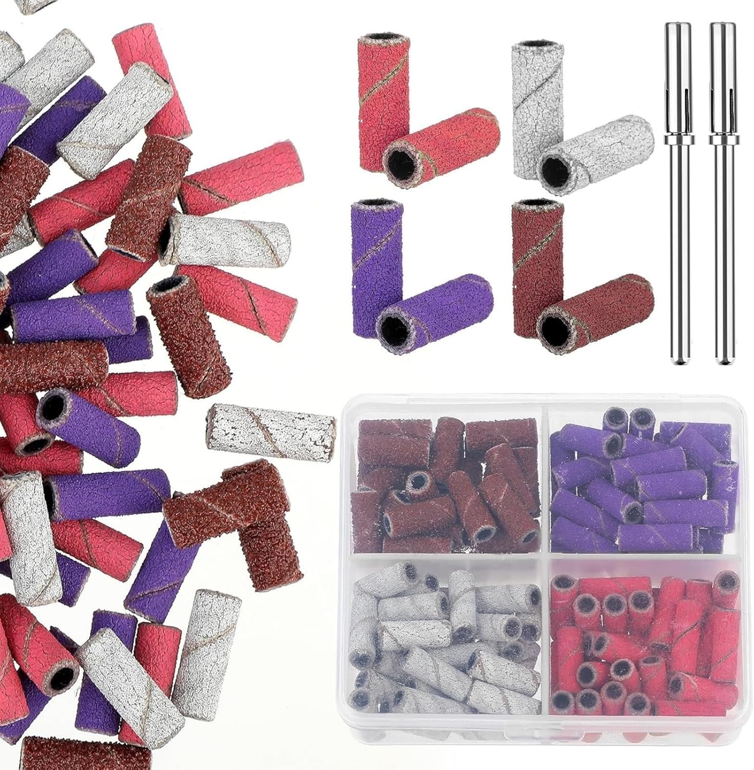 itadaku 120 pcs 3mm mini sanding bands for nail drill fine grit nail drill bits with mandrel for acrylic nails, gel manicure, and pedicure itadaku 120 pcs 3mm mini sanding bands for nail drill fine grit nail drill bits with mandrel for acrylic nails, gel manicure, and pedicure