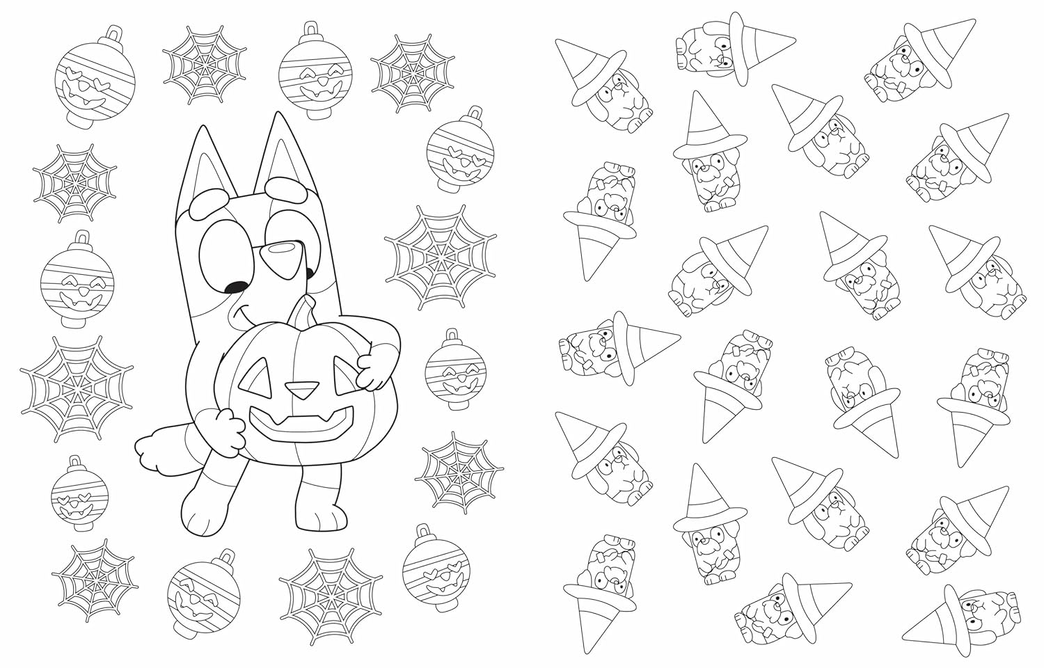 bluey: hooray, it's halloween!: a colouring book bluey: hooray, it's halloween!: a colouring book