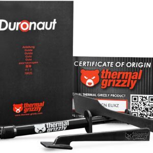thermal grizzly duronaut 2 gram enhanced durability & high performance thermal paste for maximum thermal conductivity while overclocking cpu/gpu/ps4/ps5/xbox