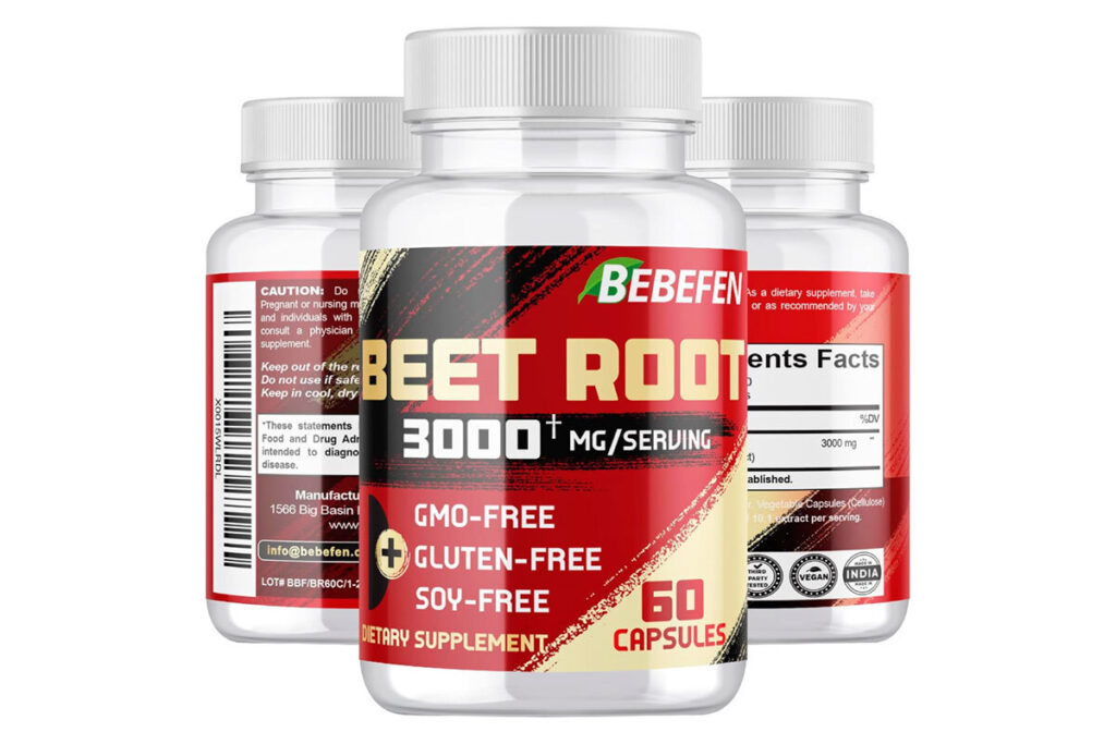 bebefen beet root capsules 3000mg (photo a)