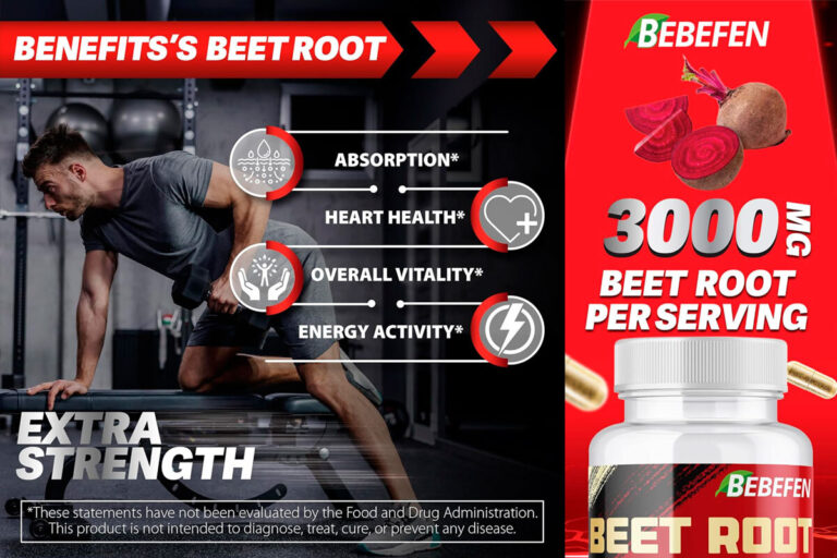 bebefen beet root capsules 3000mg (photo b)