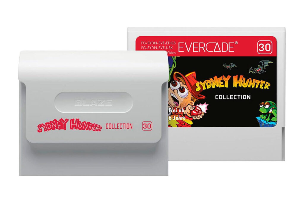 evercade sydney hunter collection cartridge (photo a)