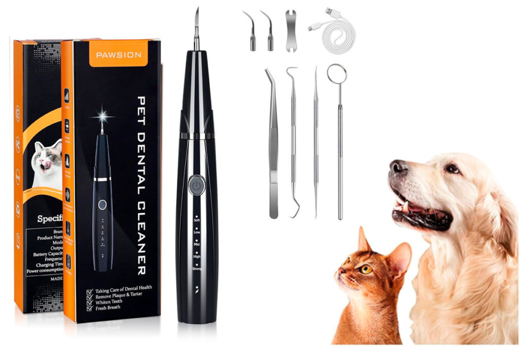 pawsion ultrasonic dog plaque and tartar remover (photo a)