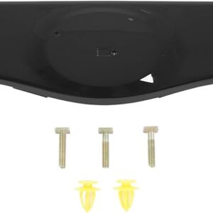 rear exterior tailgate liftgate handle garnish for prius 2004 to 2009, rear tailgate liftgate handle trim replacement, rear tailgate trunk door cover grille (black)