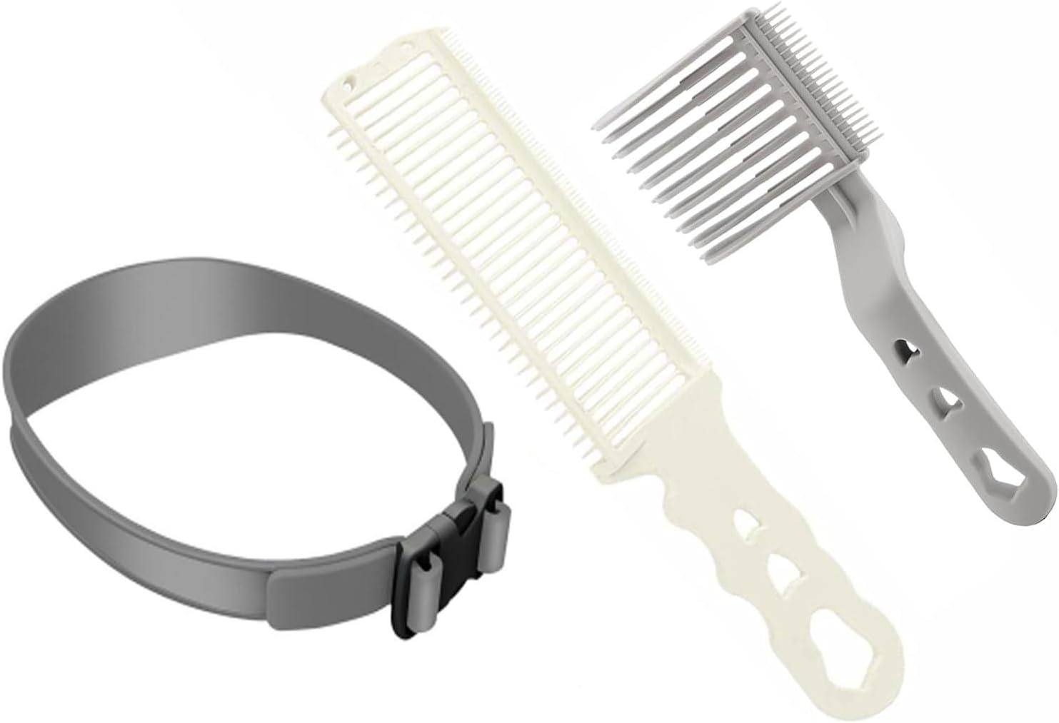 3pcs hair trimming fade guide with fade comb,barber fade comb barber combs with fade hair trimming guide,fade comb barber cutting comb,fade comb blend comb with hair trimming fade guide for men,grey 3pcs hair trimming fade guide with fade comb,barber fade comb barber combs with fade hair trimming guide,fade comb barber cutting comb,fade comb blend comb with hair trimming fade guide for men,grey
