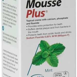 gc dental tooth mousse plus 40 g, mint flavor