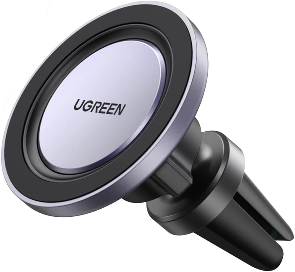 ugreen magsafe car mount, magsafe phone car holder, air vent 360° adjustable magnetic phone holder, strong magnet, easily install, compatible with iphone 17 pro max and phones with magsafe case ugreen magsafe car mount, magsafe phone car holder, air vent 360° adjustable magnetic phone holder, strong magnet, easily install, compatible with iphone 17 pro max and phones with magsafe case