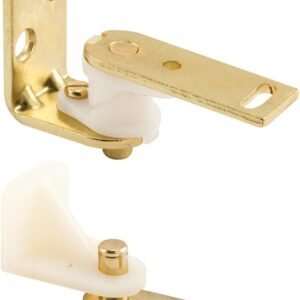 prime line products u 9133 cafe door style hinge set, brass