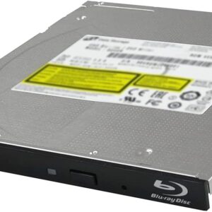 hitachi lg bu40n internal uhd blu ray/dvd drive/burner, slim 9.5 mm rewriter for laptop, desktop pc, windows 10 compatible, ultra hd 4k playback, m disc support (bare drive)