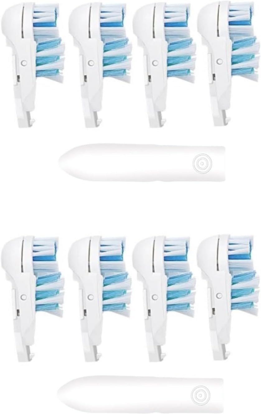 4/8/16 pcs electric toothbrush ora b replacement heads sensitive dual clean rotating sets fit for braun oral b cross action power 4732 3733 4734 (8) 4/8/16 pcs electric toothbrush ora b replacement heads sensitive dual clean rotating sets fit for braun oral b cross action power 4732 3733 4734 (8)