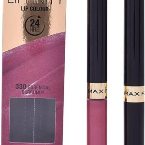 max factor lipfinity 330 essential burgundy by max factor for women 0.14 oz lipstick, 4.2 milliliters