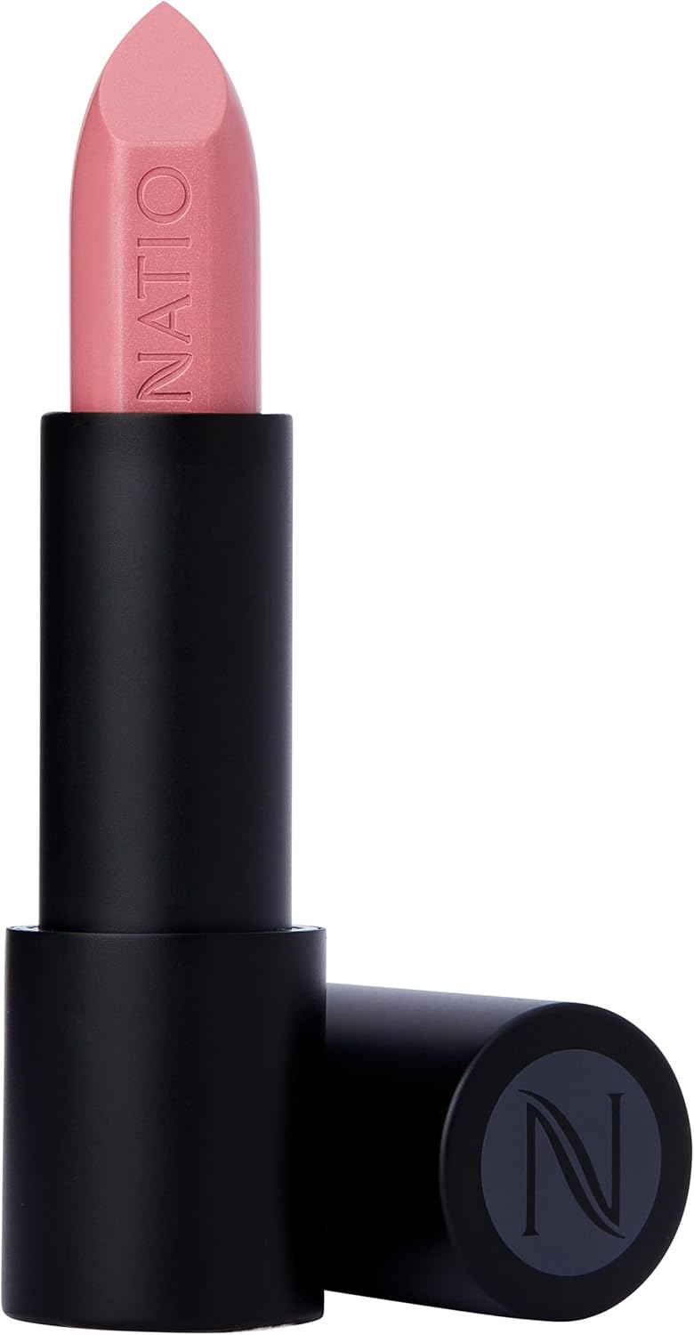natio australia natural lip colour 4 g, magnolia everyday cool toned pink lipstick satin & velvety semi matte finish longwearing & made in australia natio australia natural lip colour 4 g, magnolia everyday cool toned pink lipstick satin & velvety semi matte finish longwearing & made in australia