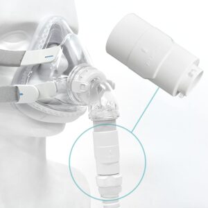 cpap hose adapter for resmed airmini hose, tubing travel adapter connect any 22mm mask diameters,cpap hose connector for airmini accessories, tube connector for 22 mm mask diameters