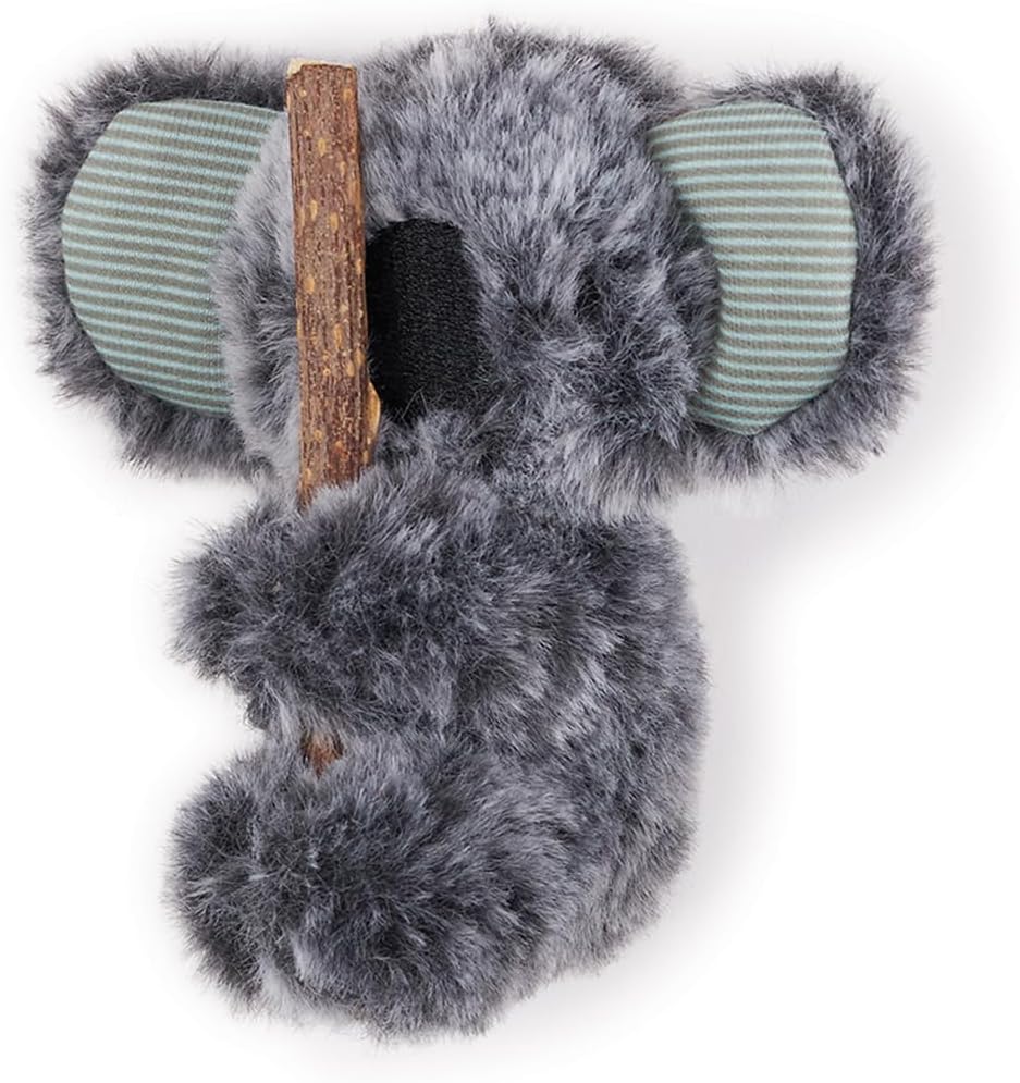 kazoo koala cuddles cat toy, grey kazoo koala cuddles cat toy, grey