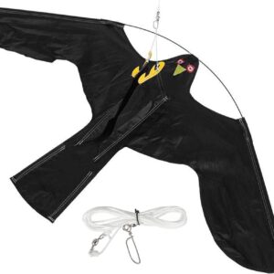 #n/a outdoor flying kite, 120x65cm scary bird kite beach kite, drive bird kite for farm field, yellow claws
