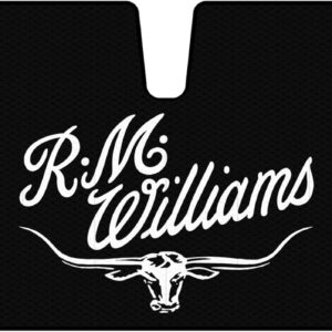 r.m.williams rmw traditional logo car sun shade windshield windscreen visor front window