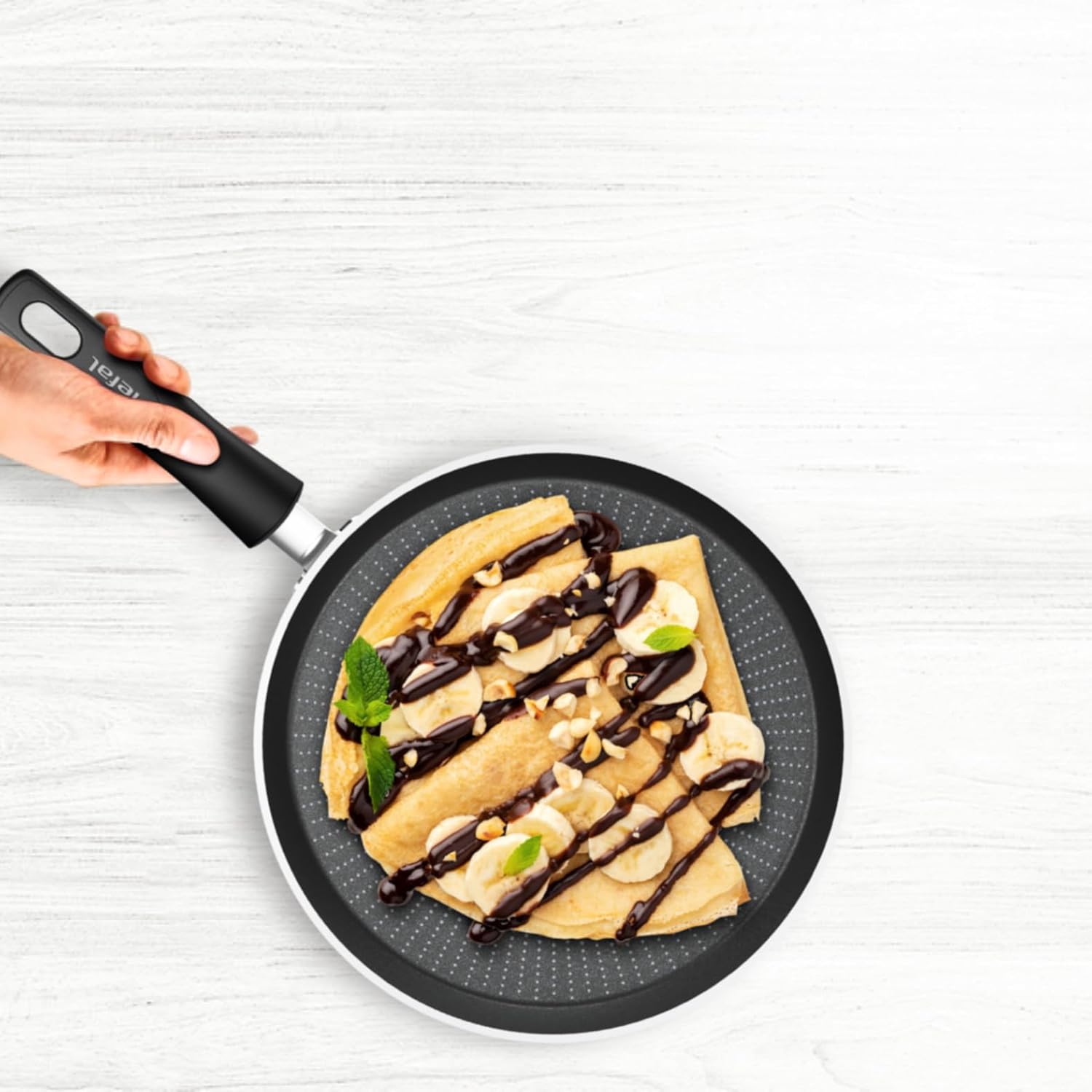 tefal daily expert red non stick pancake pan, 25cm, c2893802, fixed handle aluminium, titanium non stick coating, thermo signal technology for easier cooking, suitable for all cooktops, oven safe tefal daily expert red non stick pancake pan, 25cm, c2893802, fixed handle aluminium, titanium non stick coating, thermo signal technology for easier cooking, suitable for all cooktops, oven safe