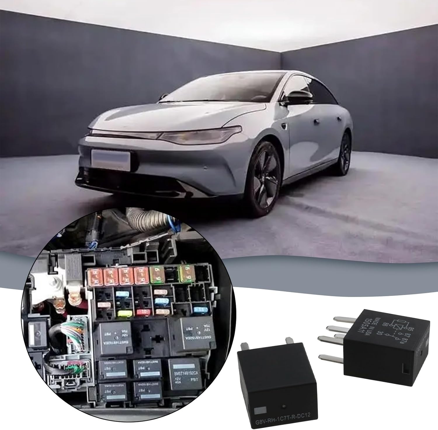 2pcs 5 pin automotive relay replacement g8v rh 1c7t r dc12v spdt car relay switch auto relay contactor for automobiles ships motorboats 2pcs 5 pin automotive relay replacement g8v rh 1c7t r dc12v spdt car relay switch auto relay contactor for automobiles ships motorboats