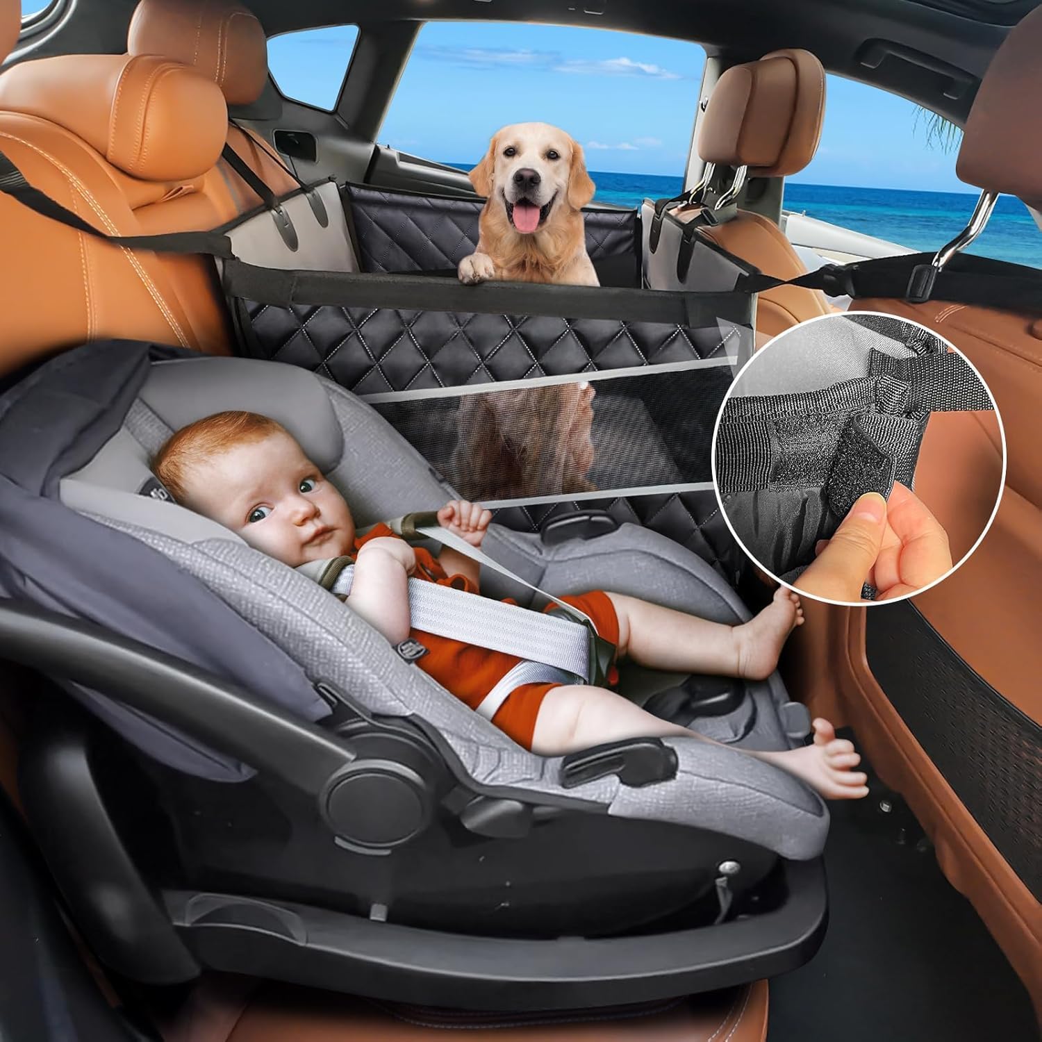 waterproof dog carseat, back seat car seat medium sized dog, car hammock for storage pocket, pet seat cover for cars/suv/truck waterproof dog carseat, back seat car seat medium sized dog, car hammock for storage pocket, pet seat cover for cars/suv/truck