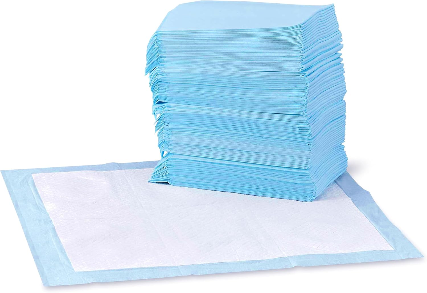 amazon basics dog and puppy pee pads with leak proof quick dry design for potty training, standard absorbency, regular size, 56 x 56 cm pack of 100 amazon basics dog and puppy pee pads with leak proof quick dry design for potty training, standard absorbency, regular size, 56 x 56 cm pack of 100
