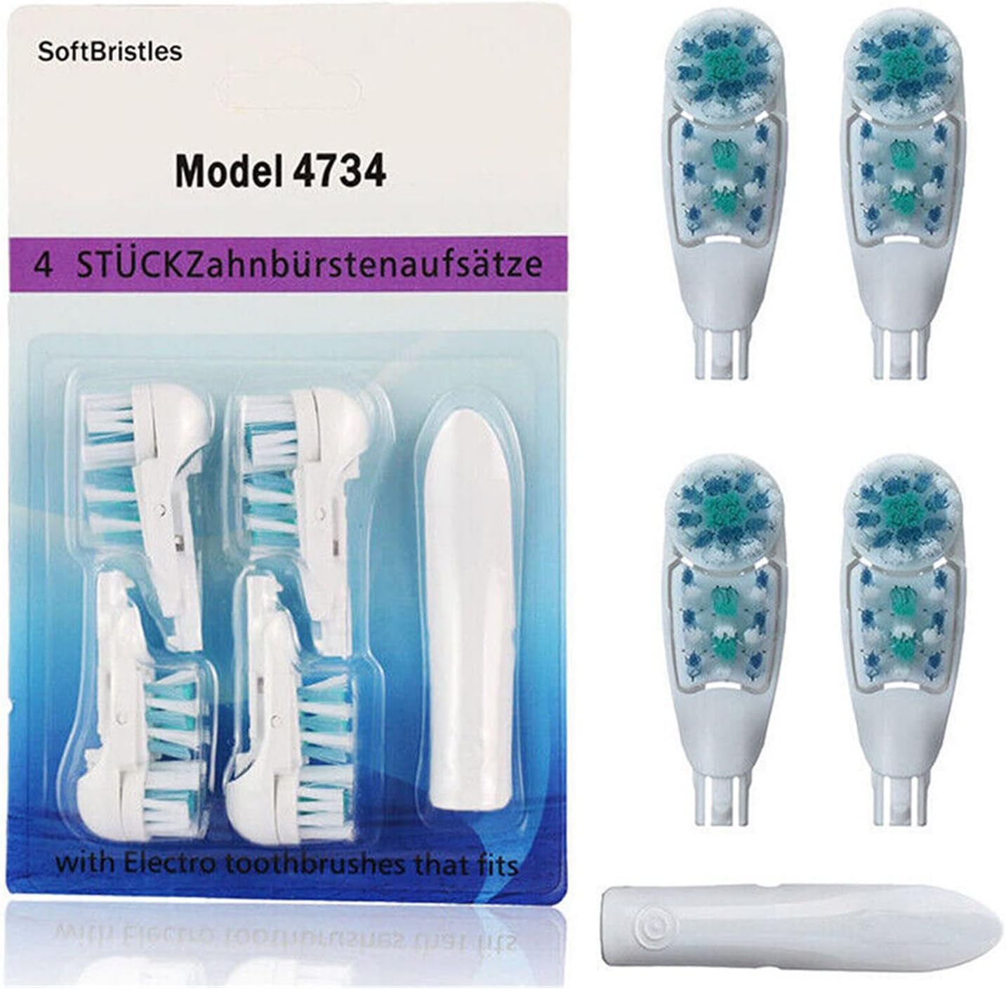 4/8/16 pcs electric toothbrush ora b replacement heads sensitive dual clean rotating sets fit for braun oral b cross action power 4732 3733 4734 (8) 4/8/16 pcs electric toothbrush ora b replacement heads sensitive dual clean rotating sets fit for braun oral b cross action power 4732 3733 4734 (8)