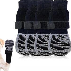 dog socks to prevent licking paws non slip dog socks for hardwood floors comfortable paw protectors booties shoes for hot pavement and winter indoor and outdoor use