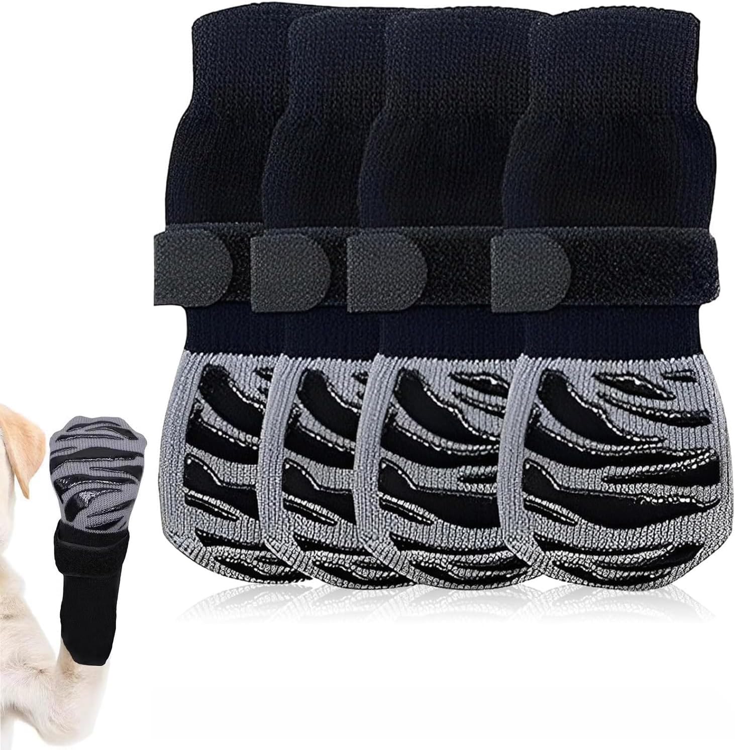 dog socks to prevent licking paws non slip dog socks for hardwood floors comfortable paw protectors booties shoes for hot pavement and winter indoor and outdoor use dog socks to prevent licking paws non slip dog socks for hardwood floors comfortable paw protectors booties shoes for hot pavement and winter indoor and outdoor use