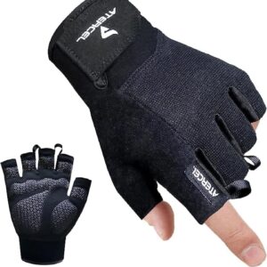 atercel workout gloves, best exercise gloves for crossfit, cycling, gym, training, breathable & snug fit, for men & women