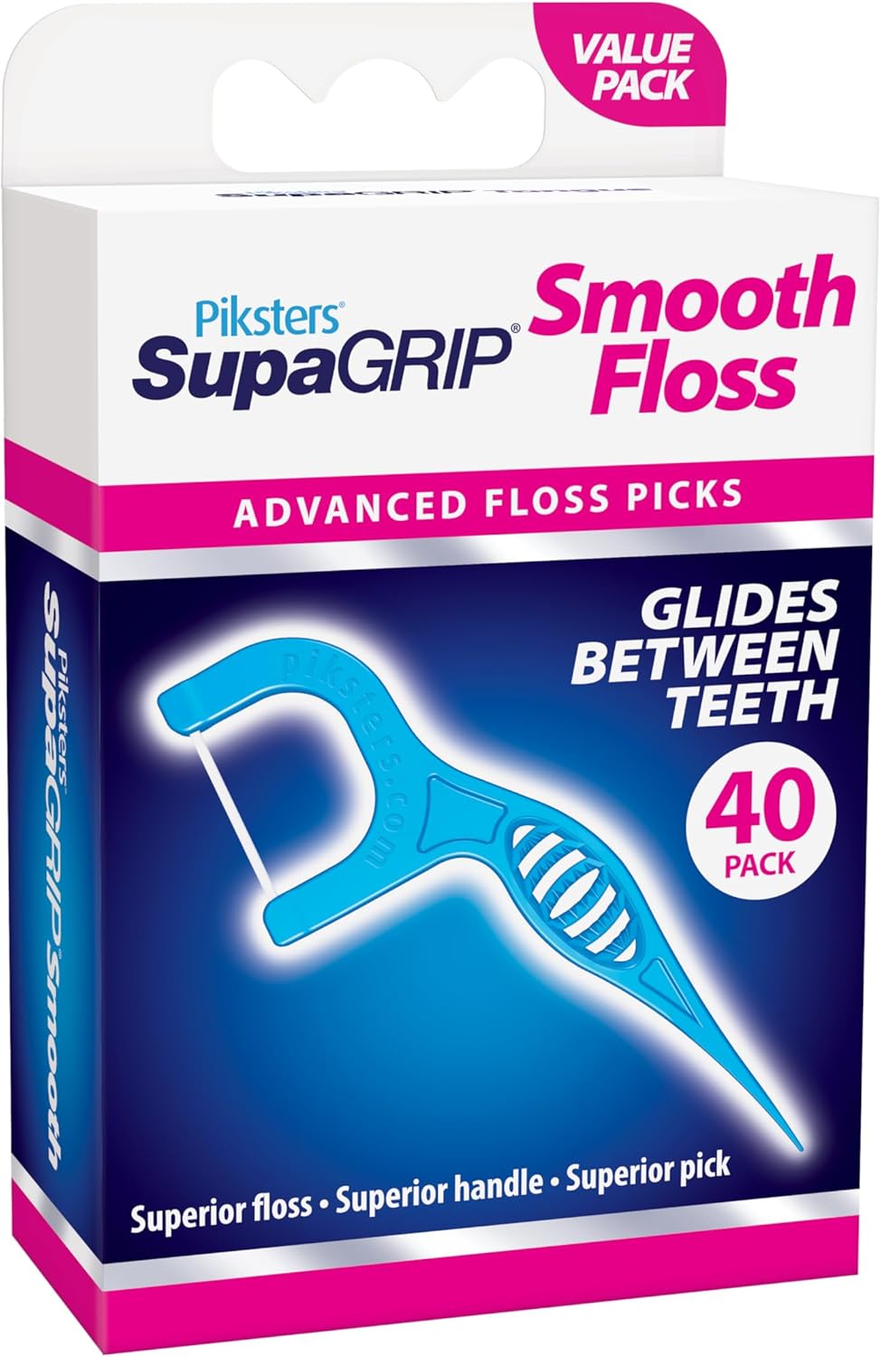 smooth floss picks (pack of 40) smooth floss picks (pack of 40)