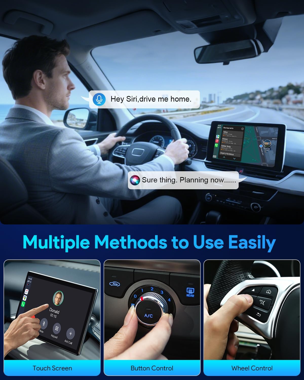 fahren 2 in 1 wireless carplay adapter, convert wired to wireless mini car play & android auto adapter, 5.8ghz wi fi plug & play stable control no delay for iphone 10 android 11 fahren 2 in 1 wireless carplay adapter, convert wired to wireless mini car play & android auto adapter, 5.8ghz wi fi plug & play stable control no delay for iphone 10 android 11