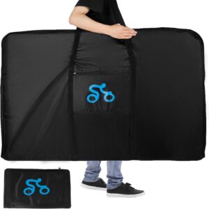 aiwfl folding bike travel bag waterproof bicycle travel carrying case outdoor bike transport bag for air, train travel bicycle storage bag for 26 29 inch bike
