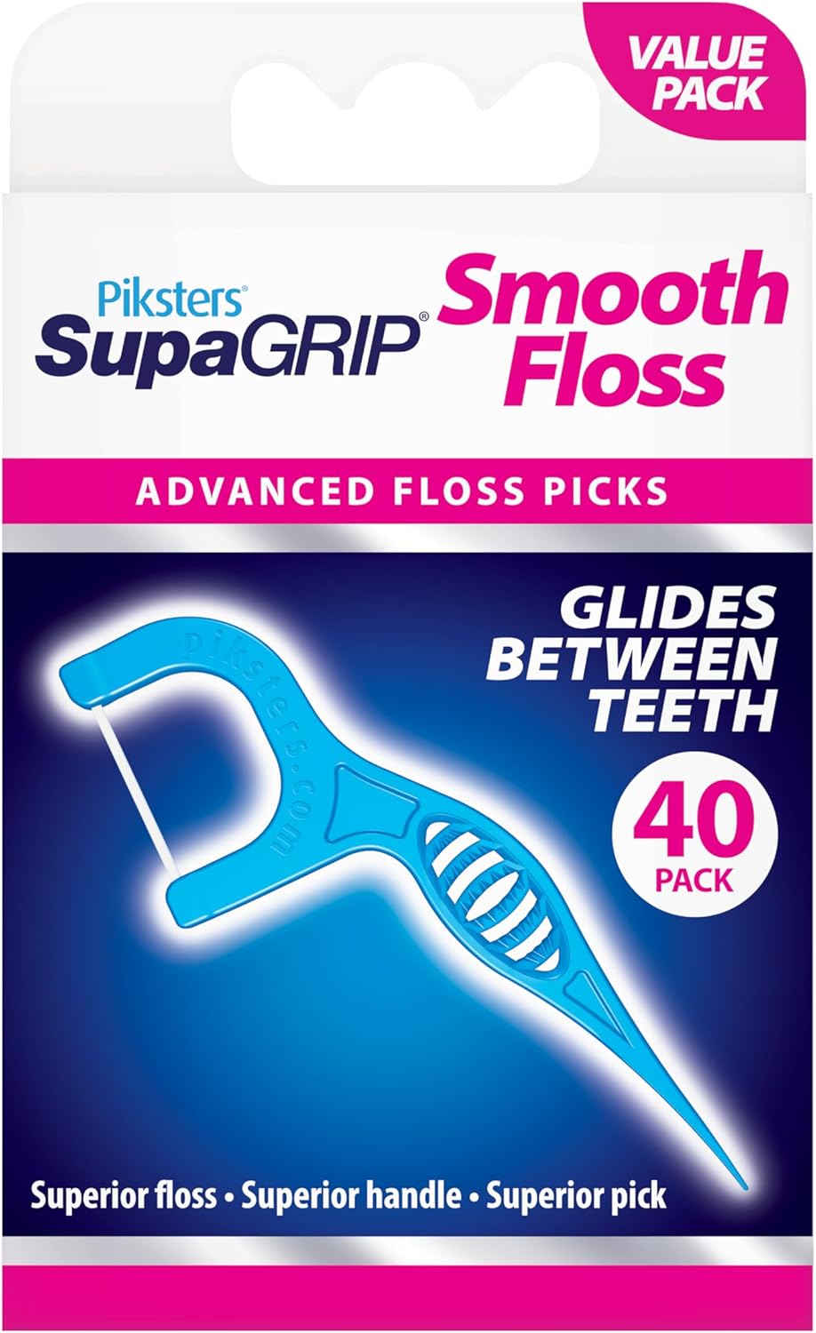 smooth floss picks (pack of 40) smooth floss picks (pack of 40)