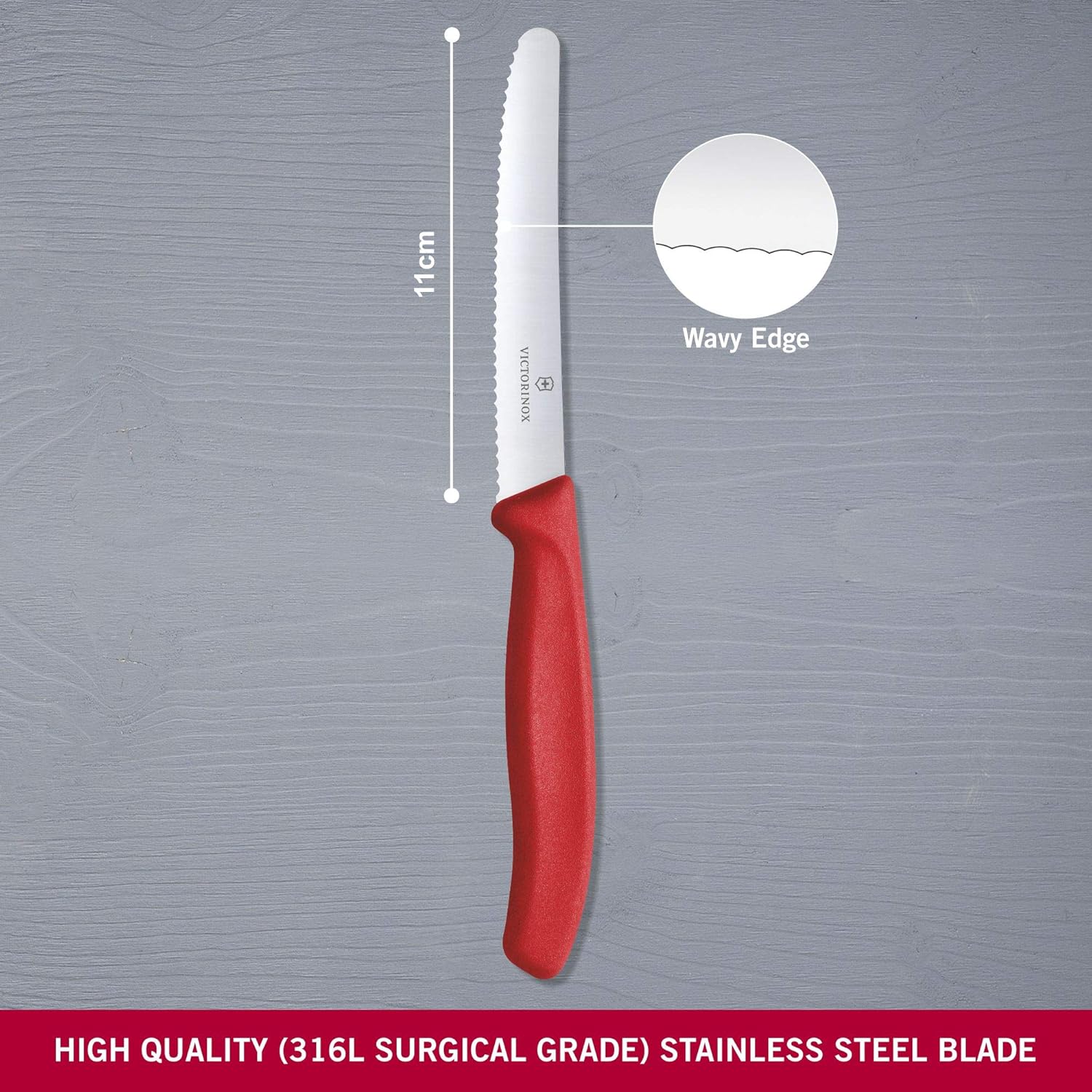 victorinox multi purpose knife red 11cm (made in switzerland) victorinox multi purpose knife red 11cm (made in switzerland)