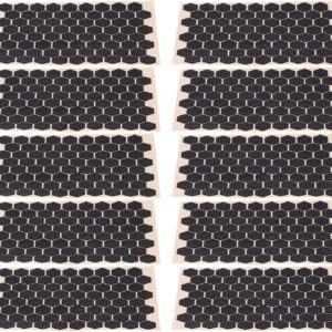 10pcs mouse anti slip grip tape, acrylic, black, gaming mouse, sweat resistant