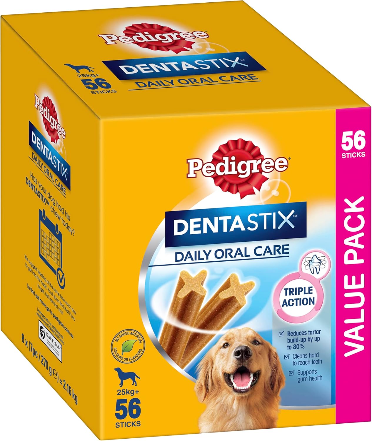 pedigree dentastix large dental dog treats daily oral care 56 sticks value pack pedigree dentastix large dental dog treats daily oral care 56 sticks value pack
