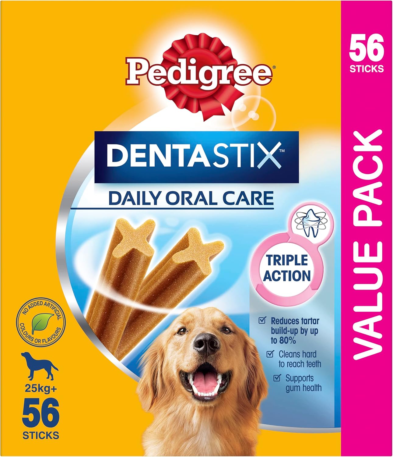 pedigree dentastix large dental dog treats daily oral care 56 sticks value pack pedigree dentastix large dental dog treats daily oral care 56 sticks value pack