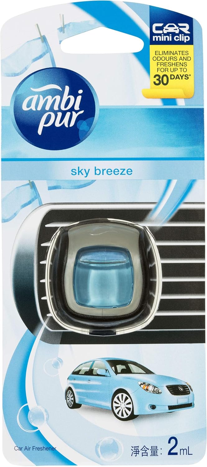 ambi pur car mini clip car air freshener sky breeze 2ml ambi pur car mini clip car air freshener sky breeze 2ml