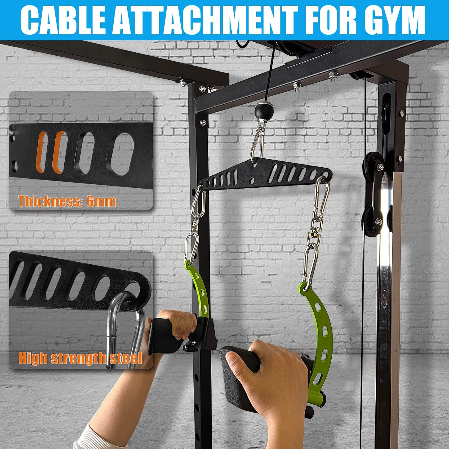 multi grip lat pull down bar for home gym fitness, spreader plate lat pulldown attachments for pulley system cable machine, double to single cable attachment exercise handle multi grip lat pull down bar for home gym fitness, spreader plate lat pulldown attachments for pulley system cable machine, double to single cable attachment exercise handle