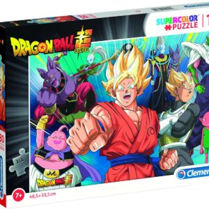 clementoni jigsaw puzzle dragon ball 180 pieces supercolor puzzle for children 7 9 years, cartoon, boy/girls, puzzle for kids, made in italy, 29755